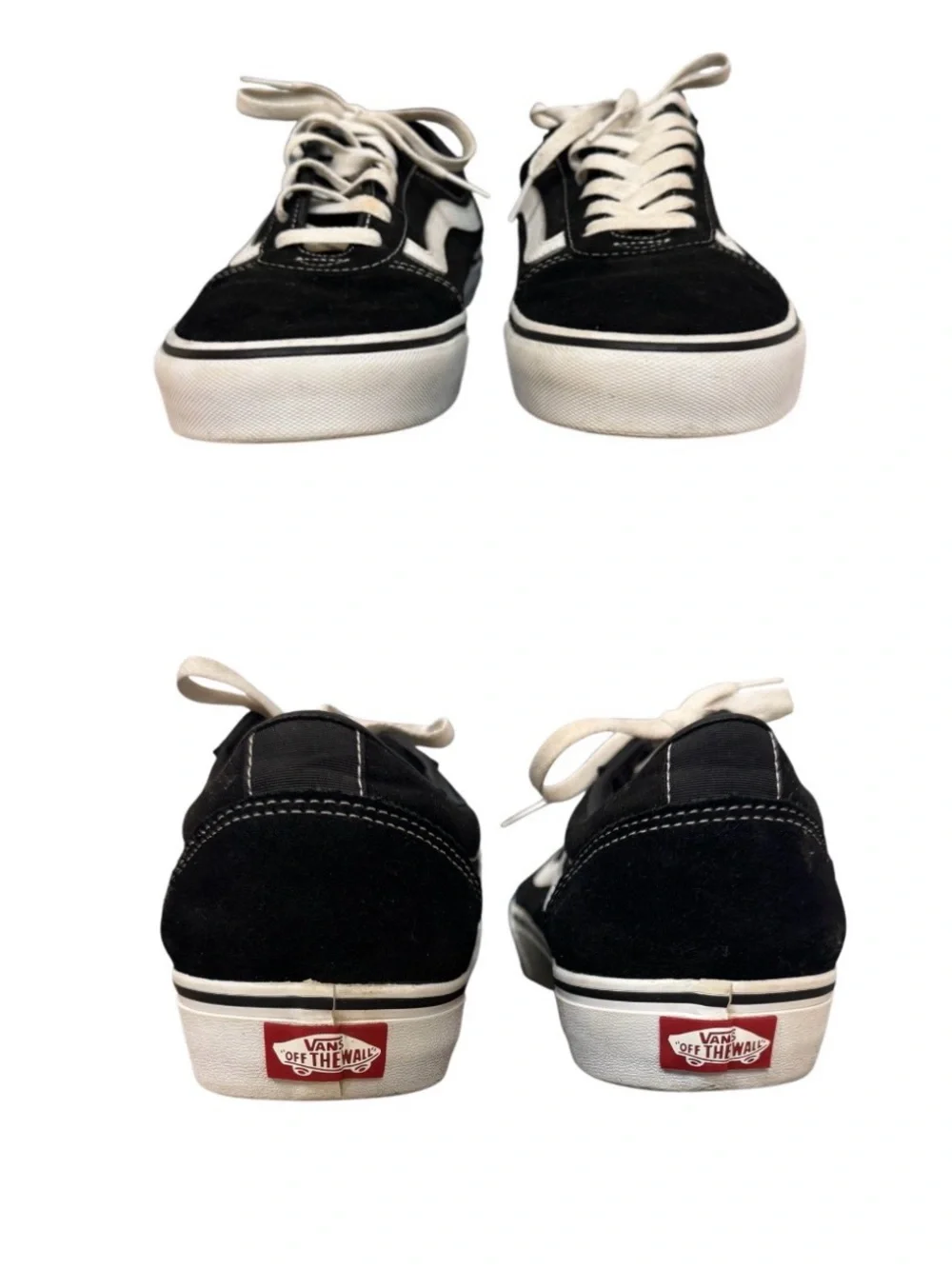 VANS OFF THE WALL Old School black sneakers men’s TENNIS SHOES size 10